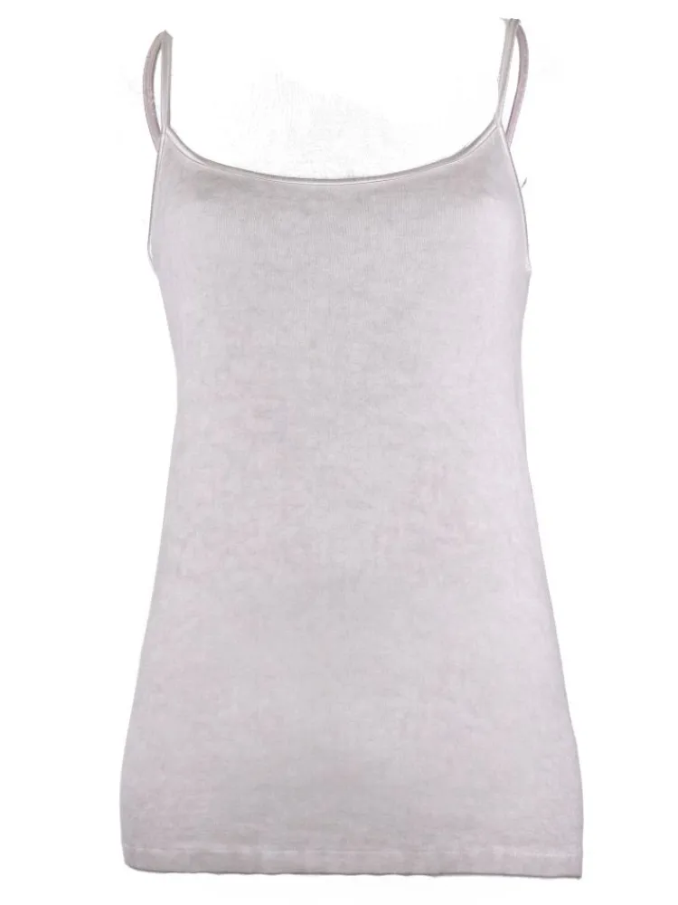 Spaghettiträger Tops^Madiva 100% Bio Baumwolle Träger-Top FRESH S/S Ecofuture®