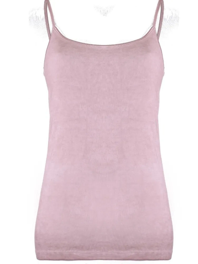 Spaghettiträger Tops^Madiva 100% Bio Baumwolle Träger-Top FRESH S/S Ecofuture®