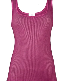 Camisole (Breite Träger)^Madiva 100% Bio Baumwolle Unterhemd ARIA S/L gerippt Pflanzenfarbe Ecofuture®