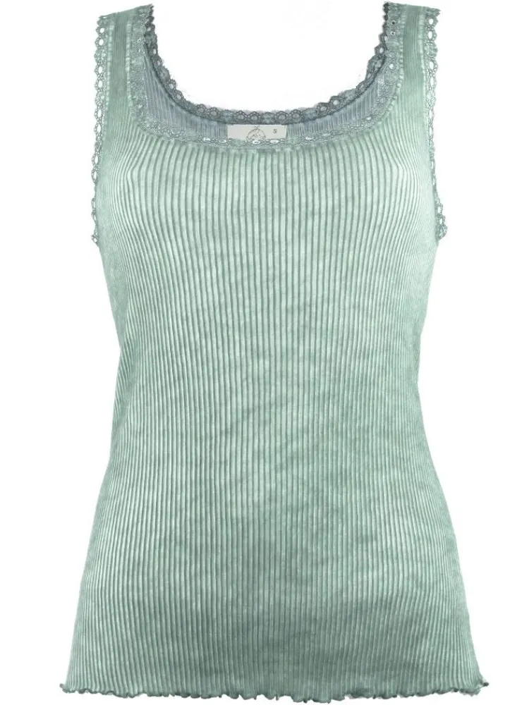 Camisole (Breite Träger)^Madiva 100% Bio Baumwolle Unterhemd PURE S/L gerippt von