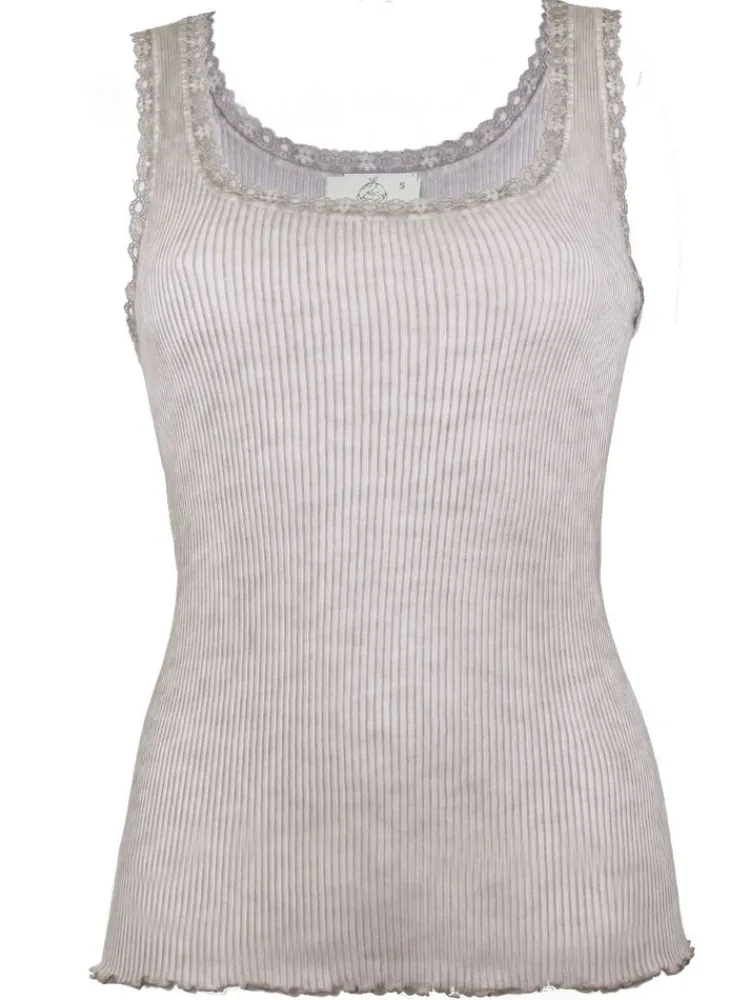 Camisole (Breite Träger)^Madiva 100% Bio Baumwolle Unterhemd PURE S/L gerippt von Ecofuture®