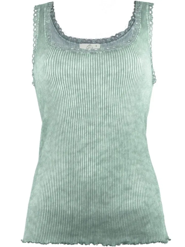 Camisole (Breite Träger)^Madiva 100% Bio Baumwolle Unterhemd PURE S/L gerippt Ecofuture®