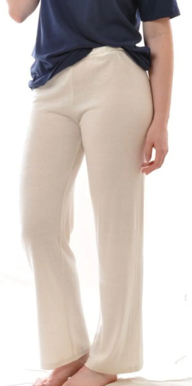 Lounge-Wear|Alle Unterteile^Alkena 100% Bio Bouretteseide YOGA HOSE uni von