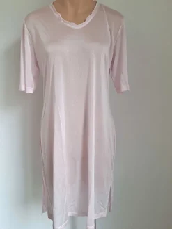 Seiden Basics|Seide Sleepshirt^Alkena 100% Bio-Seide KURZARM NACHTHEMD uni von