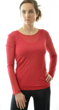 Shirts Mit Seide|Langarm^Alkena 100% Bio-Seide LANGARM SHIRT fein von