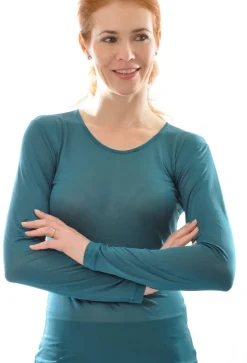 Shirts Mit Seide|Langarm^Alkena 100% Bio-Seide LANGARM SHIRT uni von