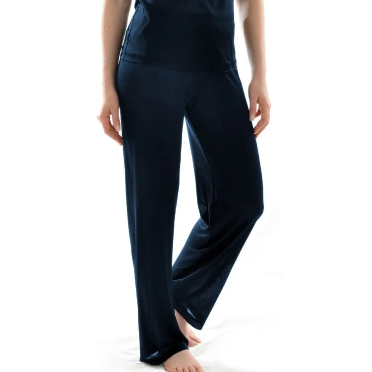Lounge-Wear|Mit Jersey & Wirkseide^Alkena 100% Bio-Seide PYJAMAHOSE von