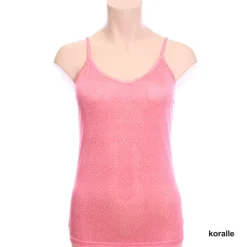 Spaghettiträger Tops|Alle Lingerie Tops^Alkena 100% Bio-Seide SPAGHETTI-TOP bedruckt von