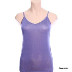 Spaghettiträger Tops|Alle Lingerie Tops^Alkena 100% Bio-Seide SPAGHETTI-TOP bedruckt von