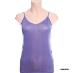 Spaghettiträger Tops|Alle Lingerie Tops^Alkena 100% Bio-Seide SPAGHETTI-TOP bedruckt von