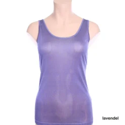 Camisole (Breite Träger)|Mit Jersey & Wirkseide^Alkena 100% Bio-Seide TRÄGERTOP bedruckt fein von