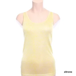 Camisole (Breite Träger)|Mit Jersey & Wirkseide^Alkena 100% Bio-Seide TRÄGERTOP bedruckt