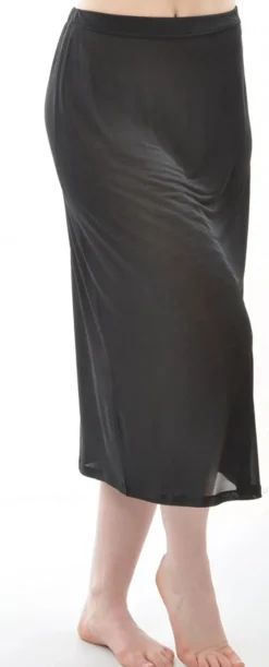 Mit Jersey & Wirkseide|Alle Unterteile^Alkena 100% Bio-Seide UNTERROCK LANG fein von