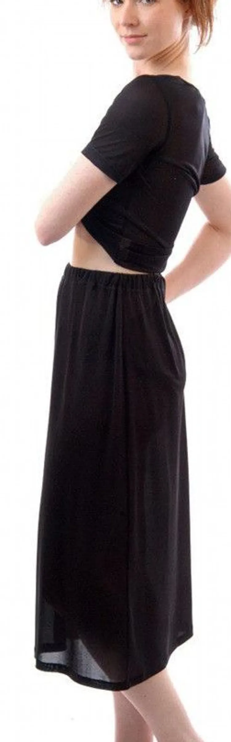 Mit Jersey & Wirkseide|Alle Unterteile^Alkena 100% Bio-Seide UNTERROCK LANG fein von