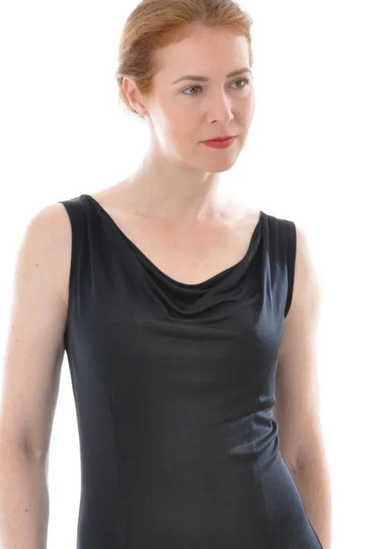 Camisole (Breite Träger)|Shirts Mit Seide^Alkena 100% Bio-Seide WASSERFALL TOP Interlock von