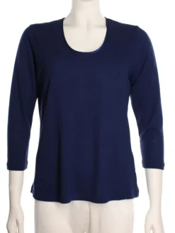 Lounge-Wear|Shirts Mit Seide^Kokon Zwo 100% Bouretteseide 3/4 Arm SHIRT von