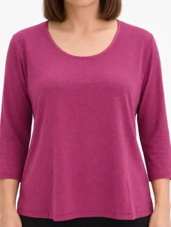 Lounge-Wear|Shirts Mit Seide^Kokon Zwo 100% Bouretteseide 3/4 Arm SHIRT von