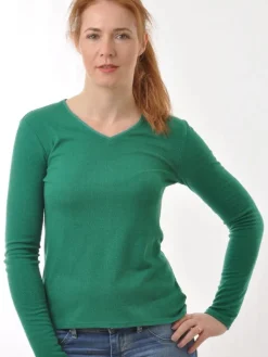 Shirts Mit Seide|Langarm^Alkena 100% Bouretteseide LANGARM SHIRT uni von