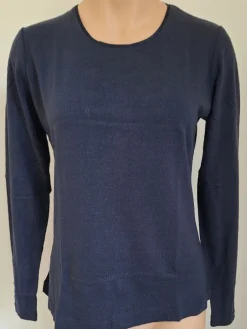 Lounge-Wear|Shirts Mit Seide^Kokon Zwo 100% Bouretteseide RUNDHALS SHIRT von