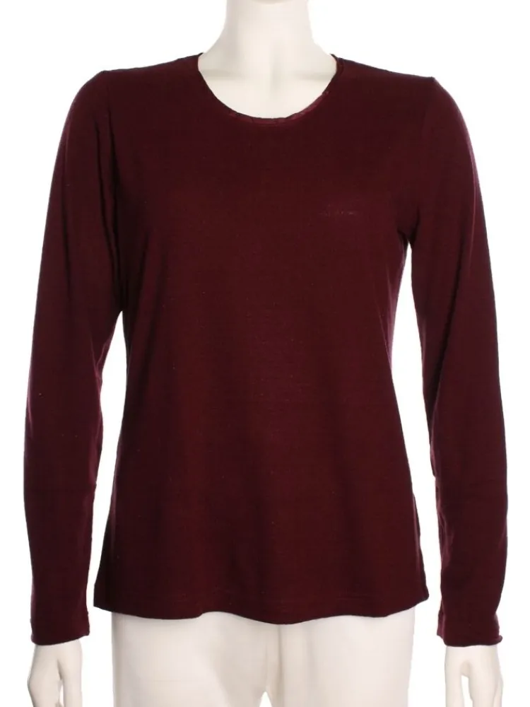 Lounge-Wear|Shirts Mit Seide^Kokon Zwo 100% Bouretteseide RUNDHALS SHIRT bunt