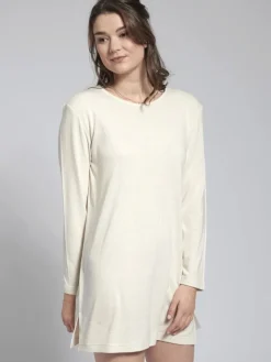 Lounge-Wear|Seide Sleepshirt^Kokon Zwo 100% Bourette-Seide SLEEPSHIRT von