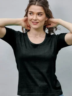 Lounge-Wear|T-Shirt^Kokon Zwo 100% Bouretteseide T-Shirt von