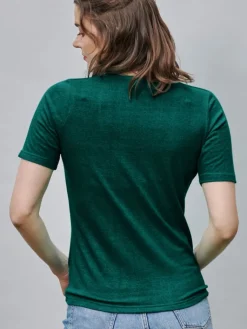 Lounge-Wear|T-Shirt^Kokon Zwo 100% Bouretteseide T-Shirt von