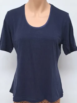 Lounge-Wear|T-Shirt^Kokon Zwo 100% Bouretteseide T-Shirt von