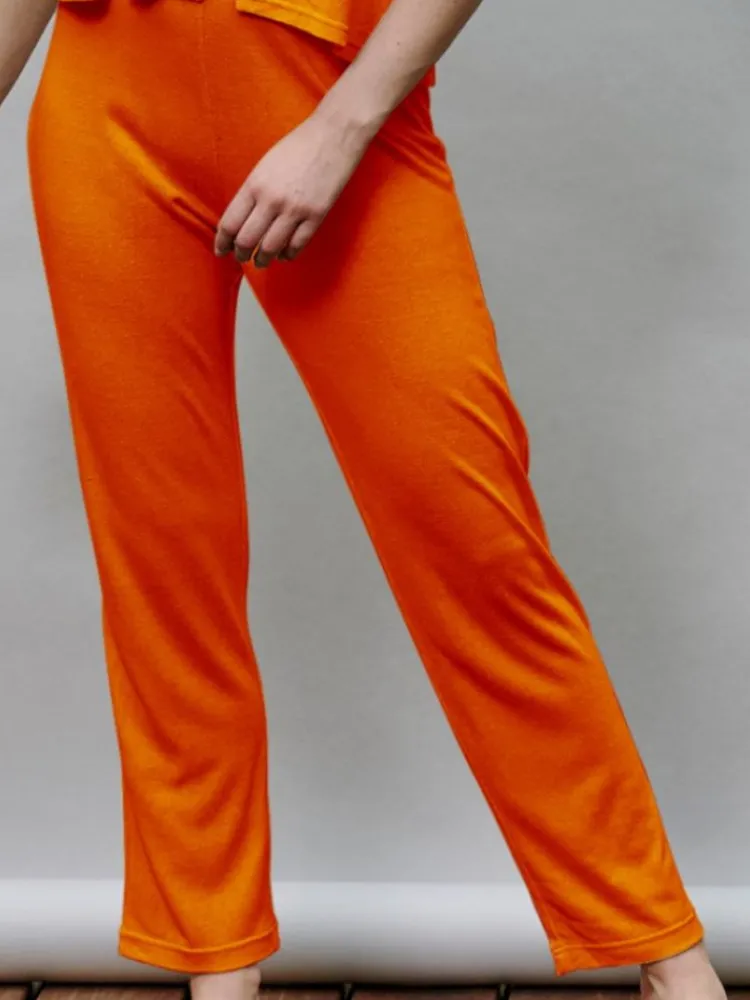 Strandhose & Jumpsuit|Lounge-Wear^Kokon Zwo 100% Bouretteseide YOGA HOSE