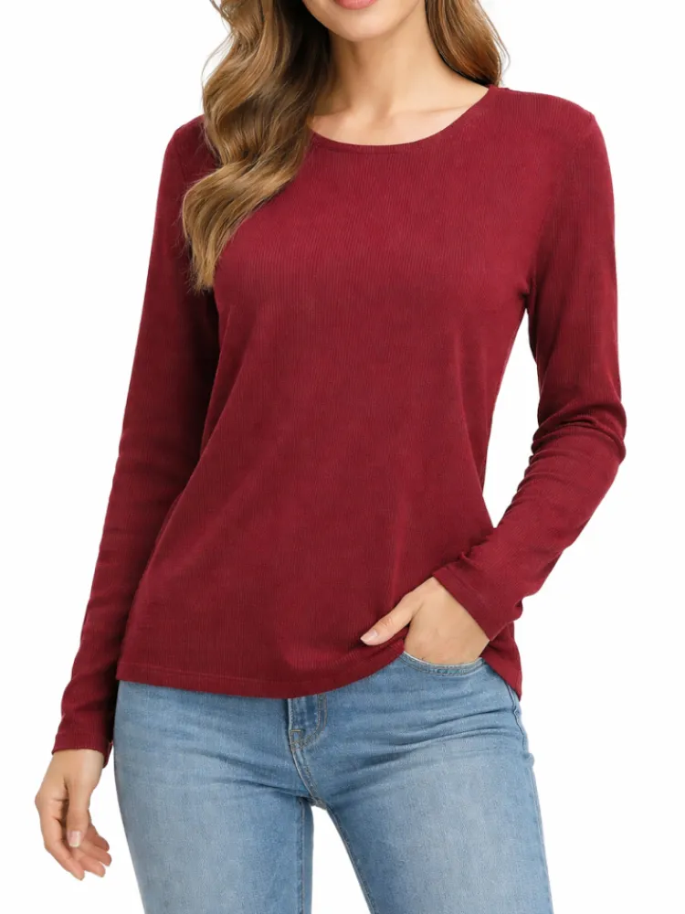 Lounge-Wear|Langarm^Kokon Zwo 100% Merinowolle kbT Feinstrick Pullover