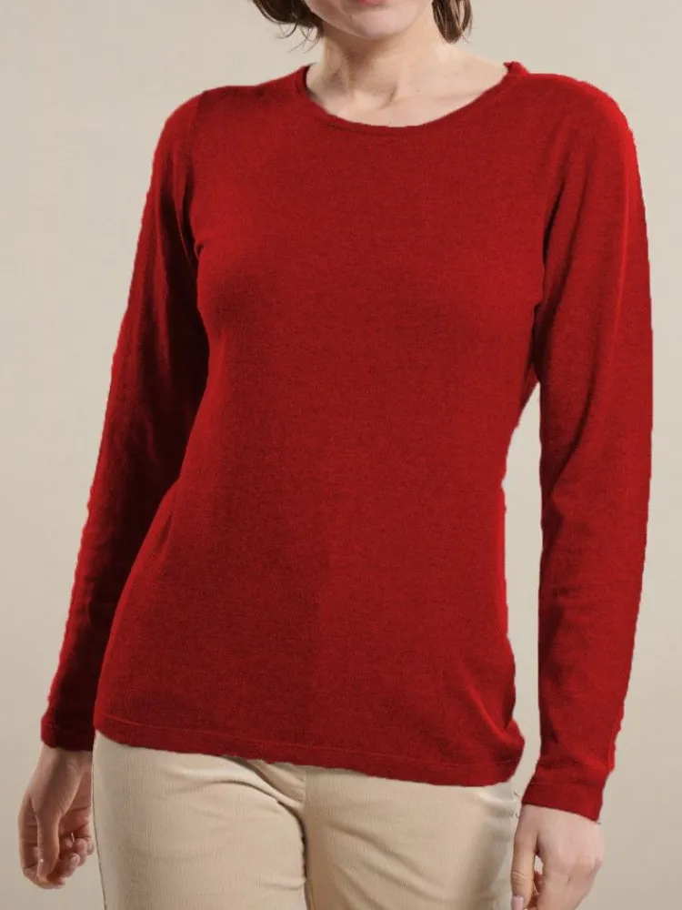 Lounge-Wear|Wollpullover^Kokon Zwo 100% Merinowolle kbT Feinstrick Long-Pullover uni von