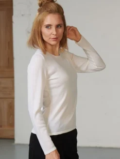 Lounge-Wear|Wollpullover^Kokon Zwo 100% Merinowolle kbT Pullover