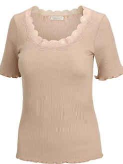 T-Shirt|Shirt Mit Spitze^Eva B. Bitzer 70% Seide 30% Baumwolle T-Shirt RIPP von