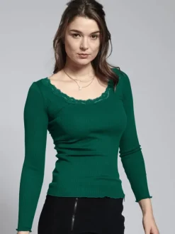 Shirt Mit Spitze|Shirts Mit Seide^Kokon Zwo 70% Seide 30% Bio-Baumwolle kbA LANGARMSHIRT Basic