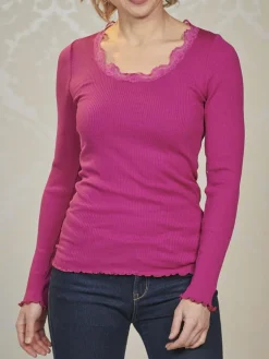 Shirt Mit Spitze|Shirts Mit Seide^Kokon Zwo 70% Seide 30% Bio-Baumwolle kbA LANGARMSHIRT Basic