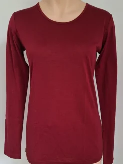 Wolle-Seide Shirts|Langarm^Alkena 55% Seide 45% Wolle LANGARM-SHIRT edel von