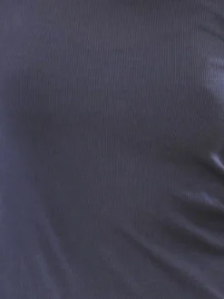 Wolle-Seide Shirts|Langarm^Alkena 55% Seide 45% Wolle V-SHIRT LANGARM gerippt von