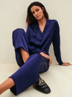 Bluse & Tunika|Mit Seidensatin^Aubade 100% Seide Bluse TOI MON AMOUR von