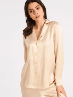 Bluse & Tunika|Mit Seidensatin^Aubade 100% Seide Bluse TOI MON AMOUR Basic Farben von