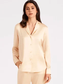 Bluse & Tunika|Mit Seidensatin^Aubade 100% Seide Bluse TOI MON AMOUR viele Farben von