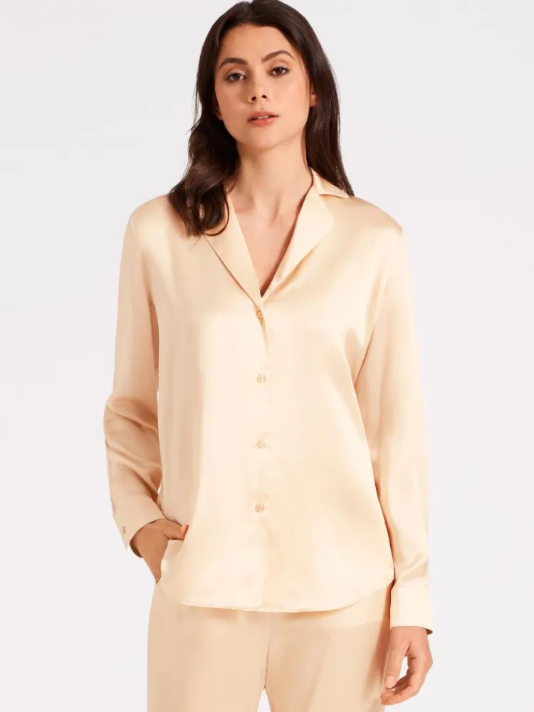 Bluse & Tunika|Mit Seidensatin^Aubade 100% Seide Bluse TOI MON AMOUR viele Farben von