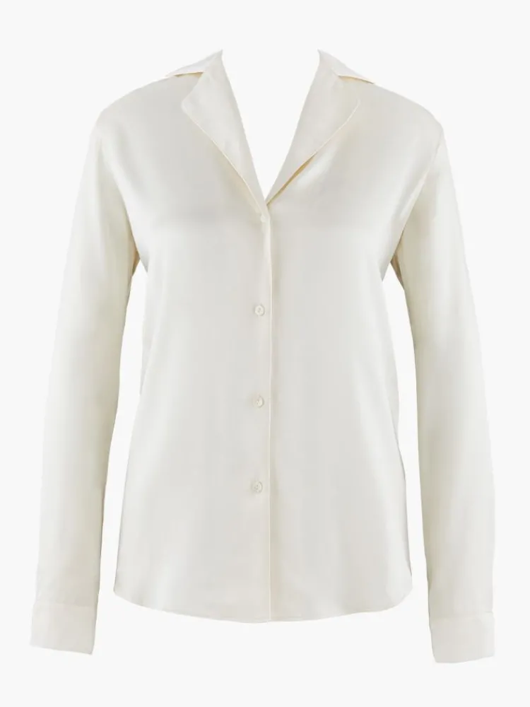 Bluse & Tunika|Mit Seidensatin^Aubade 100% Seide Bluse TOI MON AMOUR Uni Farben von