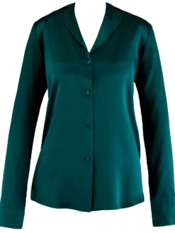 Bluse & Tunika|Mit Seidensatin^Aubade 100% Seide Bluse TOI MON AMOUR Uni Farben von