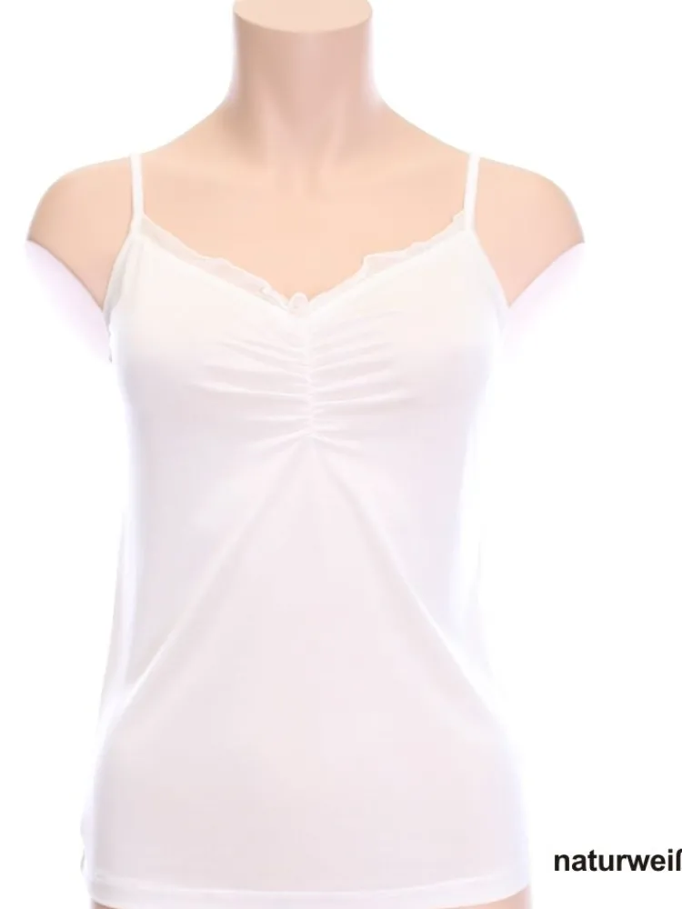 Mit Jersey & Wirkseide|Tops Mit Seide^Kokon Zwo 100% Seide feines UNTERHEMD von