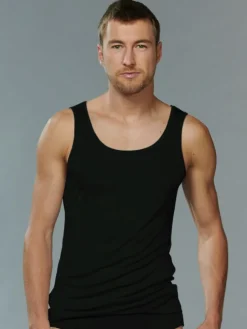 Seidenunterwäsche^Kokon Zwo 100% Seide Herren Träger Unterhemd