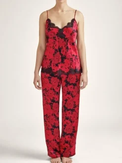 Lounge-Wear|Mit Seidensatin^Aubade 100% Seide Hose TOI MON AMOUR von