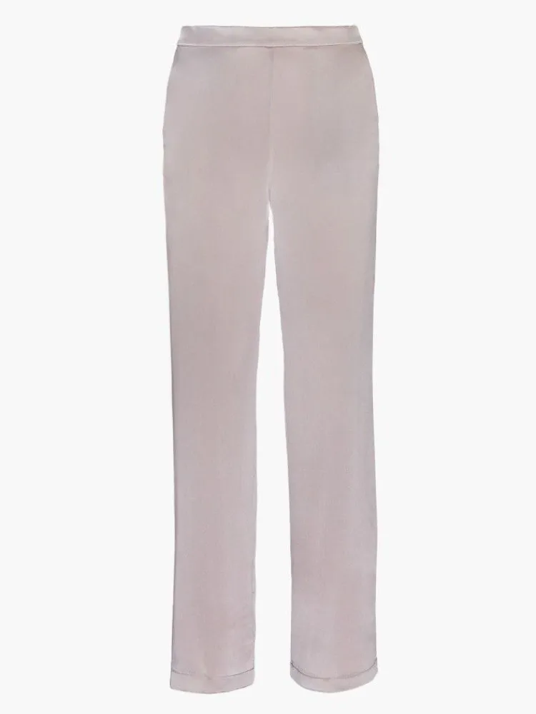 Lounge-Wear|Mit Seidensatin^Aubade 100% Seide Hose TOI MON AMOUR von altrosa