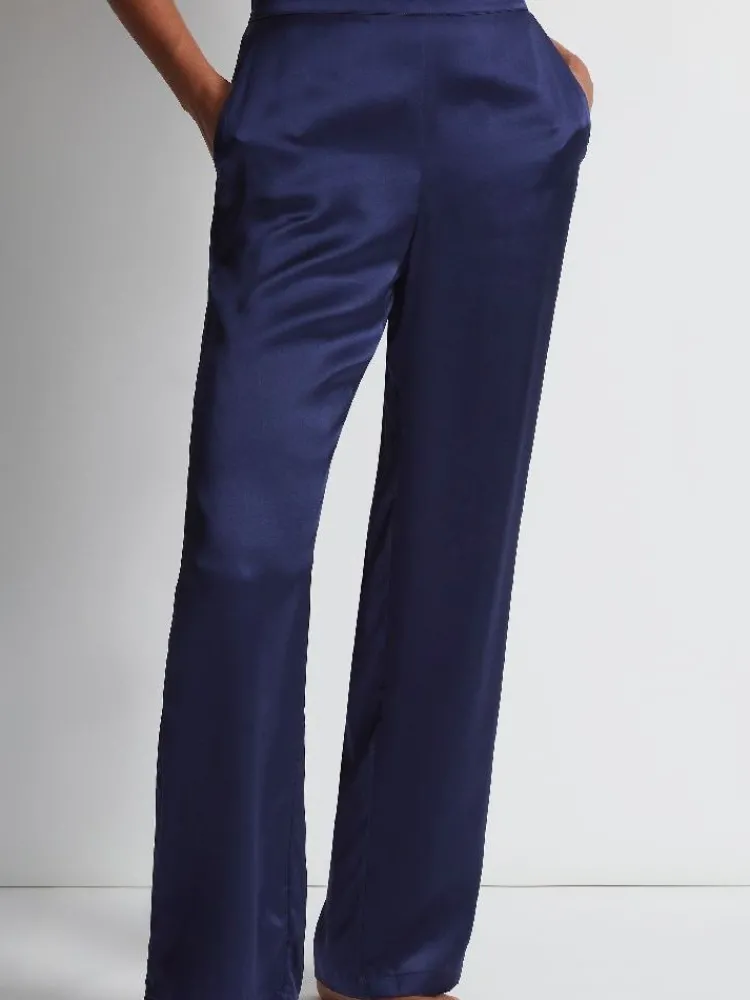 Lounge-Wear|Mit Seidensatin^Aubade 100% Seide Hose TOI MON AMOUR Uni Farben von