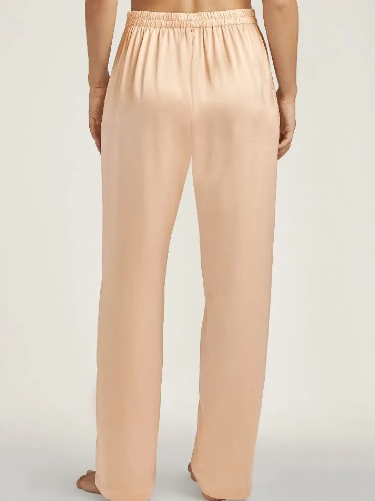 Lounge-Wear|Mit Seidensatin^Aubade 100% Seide Hose TOI MON AMOUR Uni Farben von
