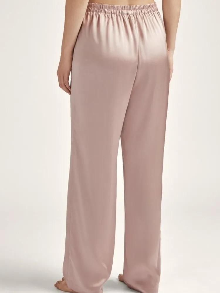 Lounge-Wear|Mit Seidensatin^Aubade 100% Seide Hose TOI MON AMOUR Uni Farben von